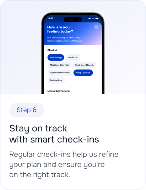 Gesundheits-Check-ins